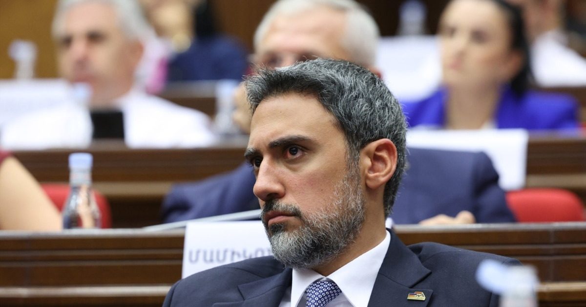 Opposition Member Aram Vardevanyan Elected Deputy Speaker of Armenia's National Assembly