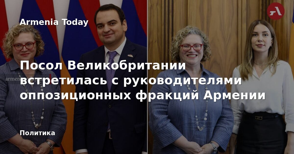 UK Ambassador Discusses Domestic Politics with Armenia's Parliamentary Opposition